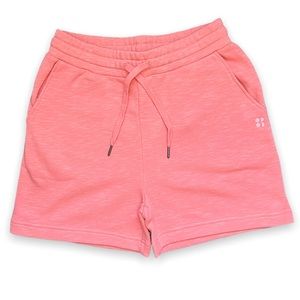 Sweaty Betty Essentials High Waist Longline Shorts In Blush Pink | NWT Sz S